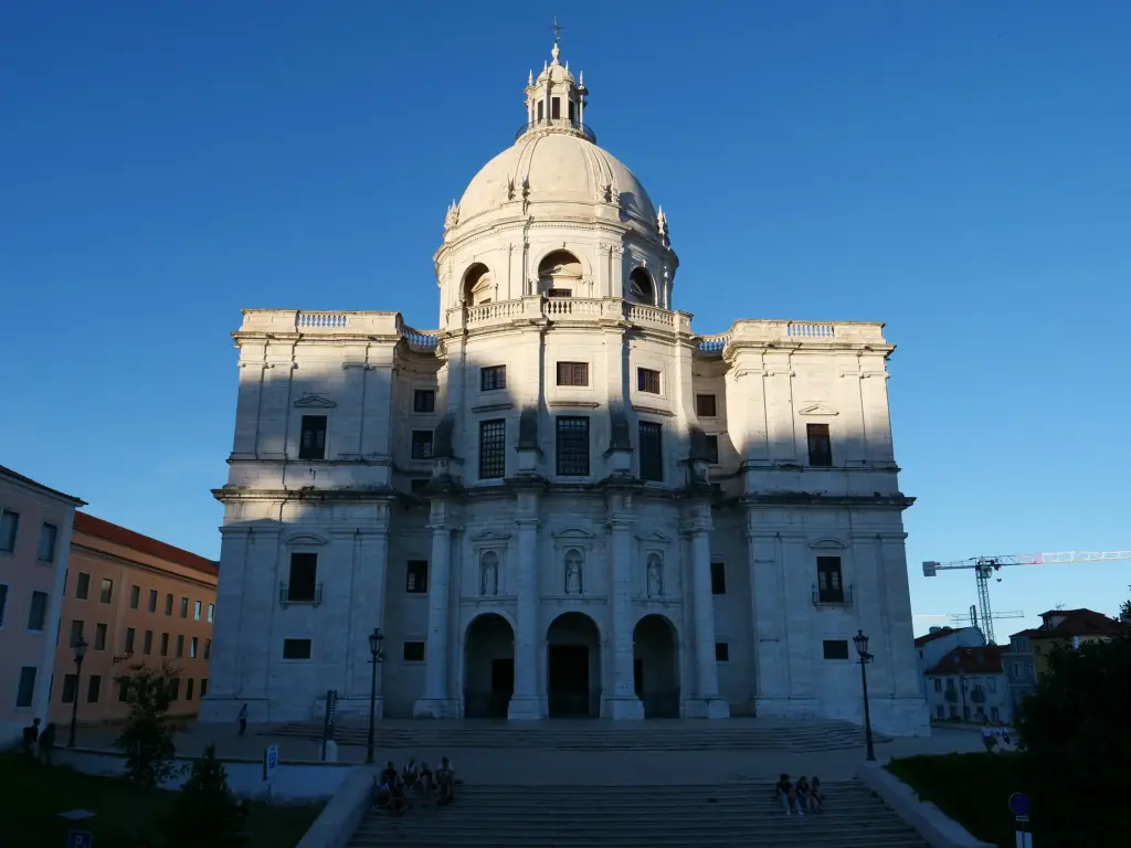 Panthéon national de Lisbonne en fin de journée