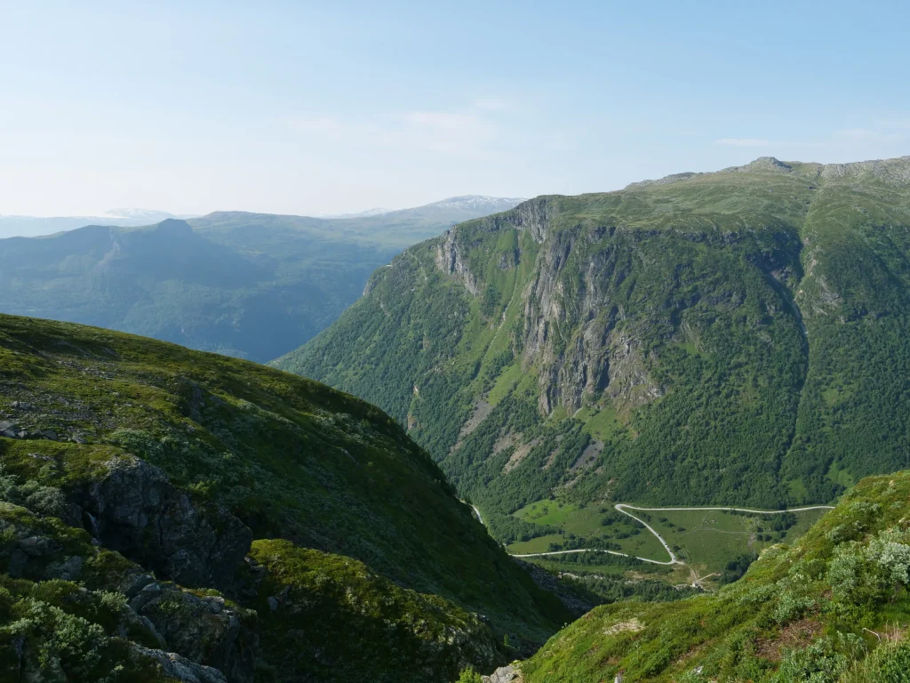 Route panoramique vers Lom en Norvège