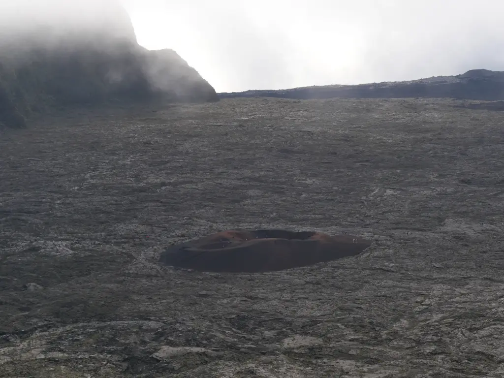 Cratère Commerson sur la route du volcan à La Réunion
