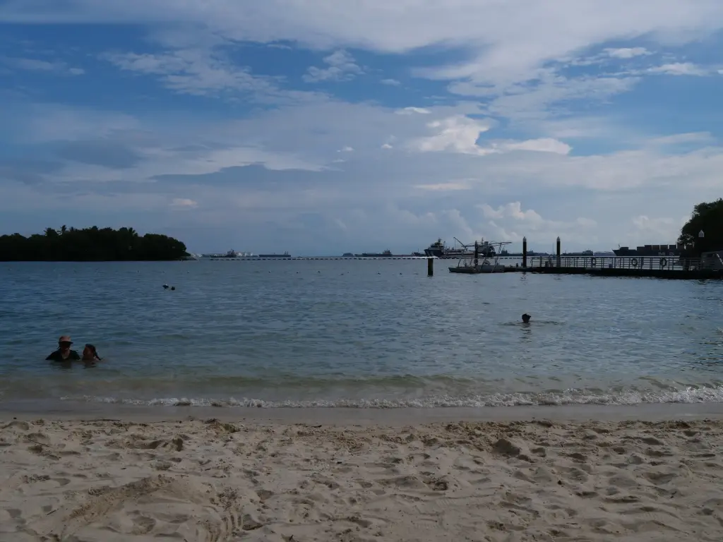 Plage de Sentosa Island à Singapour